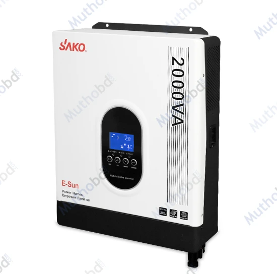 SAKO E-SUN 2KVA 12V Off-Grid Hybrid Inverter – Pure Sine Wave Solar Inverter with 80A MPPT