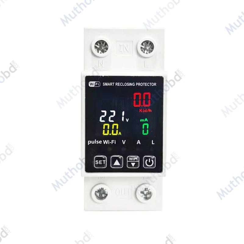 beiyi BEIYI Tuya Smart WiFi Circuit Breaker 63A 1P+N with kWh Meter & Leakage Protection — image 2