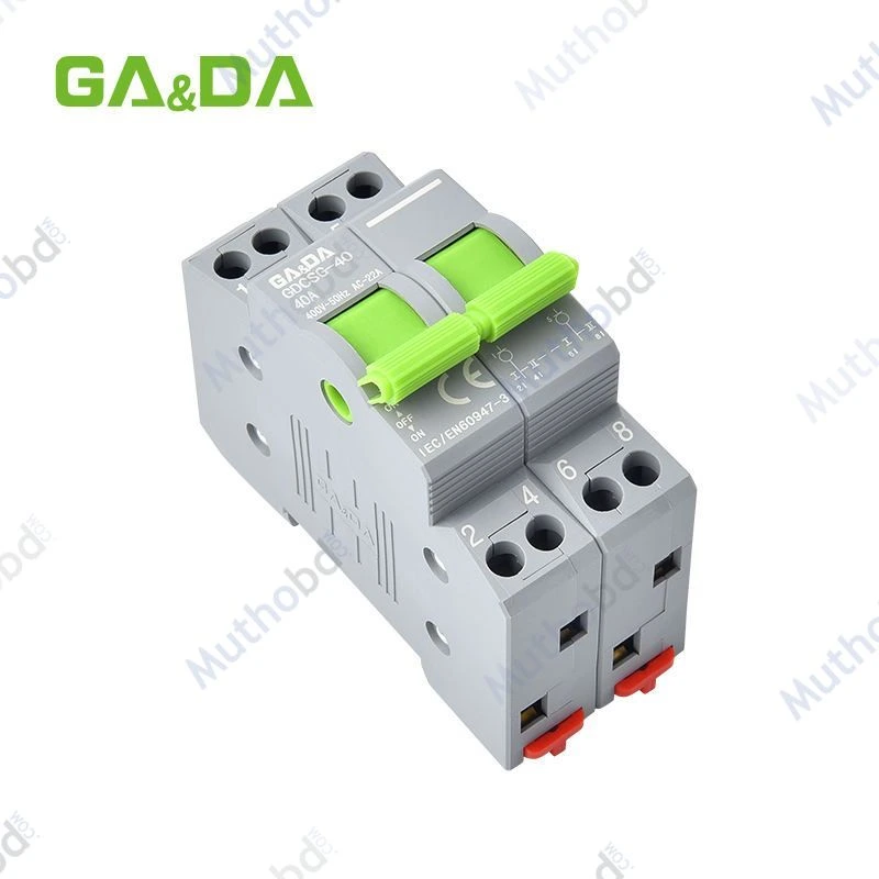 beiyi GA&DA Din Rail 2P Manual Transfer Switch 40A/63A 230V – Dual Power Changeover Switch — image 2