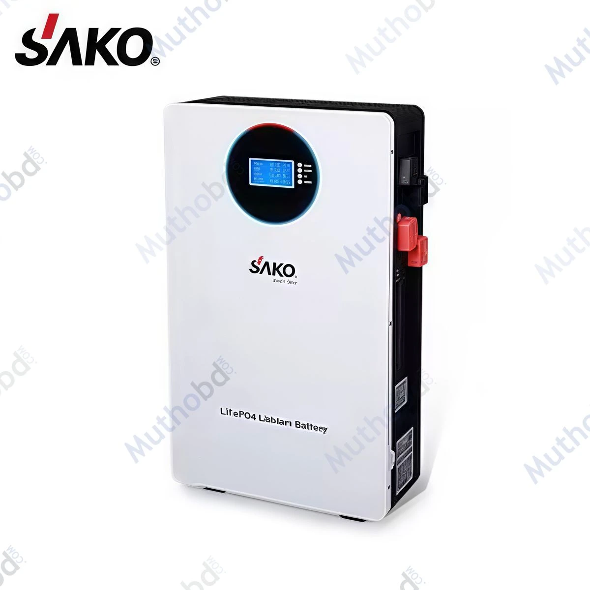 SAKO LI SUN 25.6V 100Ah LiFePO4 Lithium Battery – 2.56kWh Wall-Mounted Energy Storage Battery
