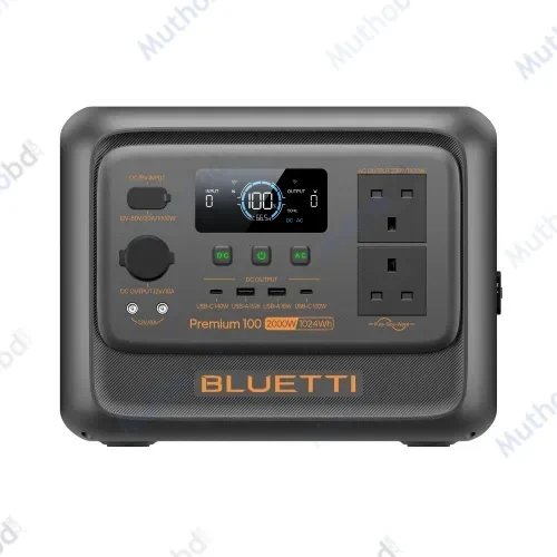 BLUETTI Premium 100 V2 2000W Portable Power Station