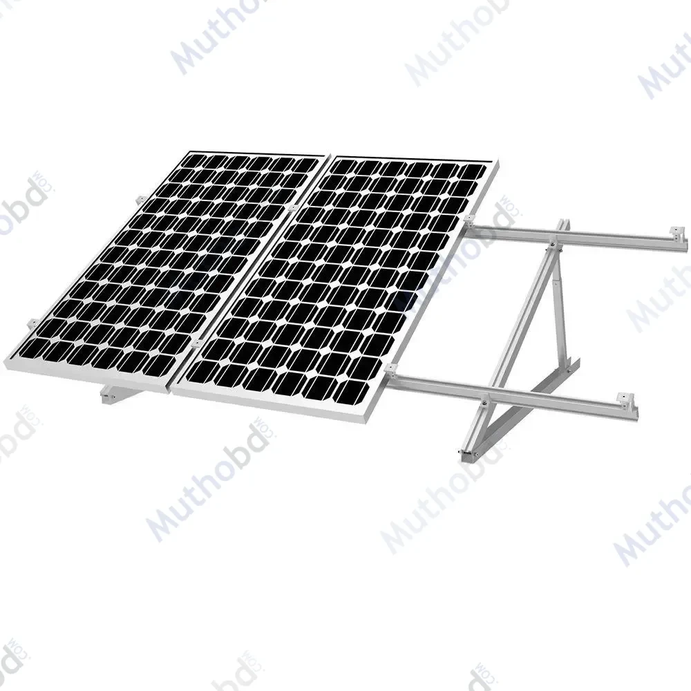 Adjustable Solar Panel Mounting Triangle Bracket 10°–35° for Flat Roof & Ground Installationeasonal tilt angles