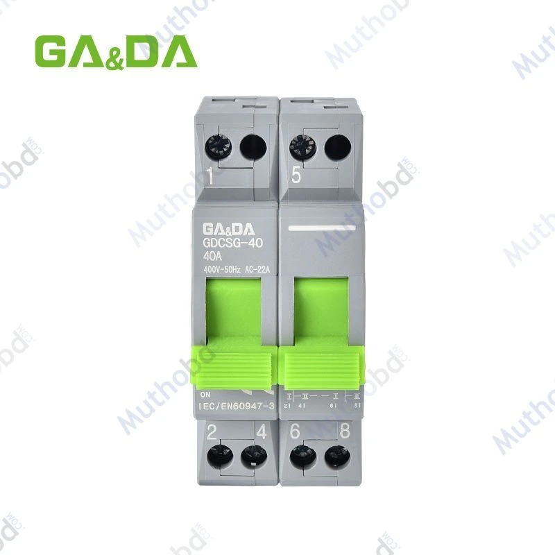 beiyi GA&DA Din Rail 2P Manual Transfer Switch 40A/63A 230V – Dual Power Changeover Switch — image 5