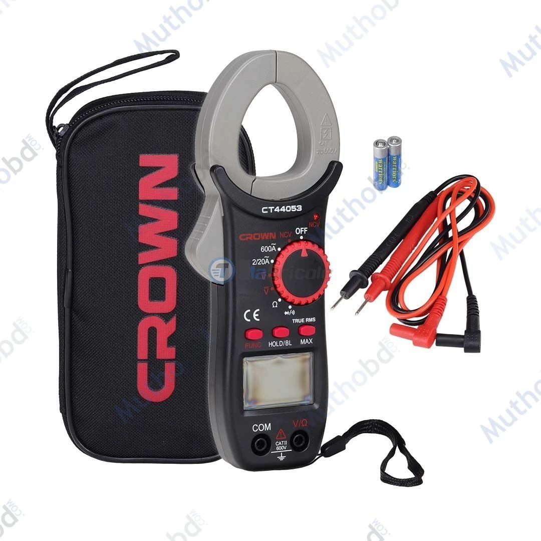 CROWN CT44053 Professional Digital Multimeter 600V, 600A, 20MΩ – 1 Year Service Warranty detail 3 CROWN CT44053 Professional Digital Multimeter 600V, 600A, 20MΩ – 1 Year Service Warranty detail 3