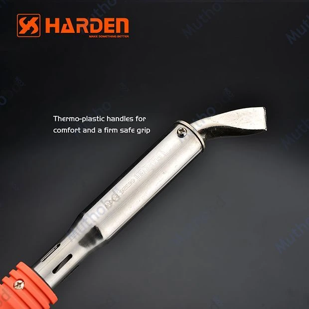 HARDEN 660323 100W Heavy-Duty Soldering Iron with Thermo-Plastic Handle and European Plug detail 4 HARDEN 660323 100W Heavy-Duty Soldering Iron with Thermo-Plastic Handle and European Plug detail 4
