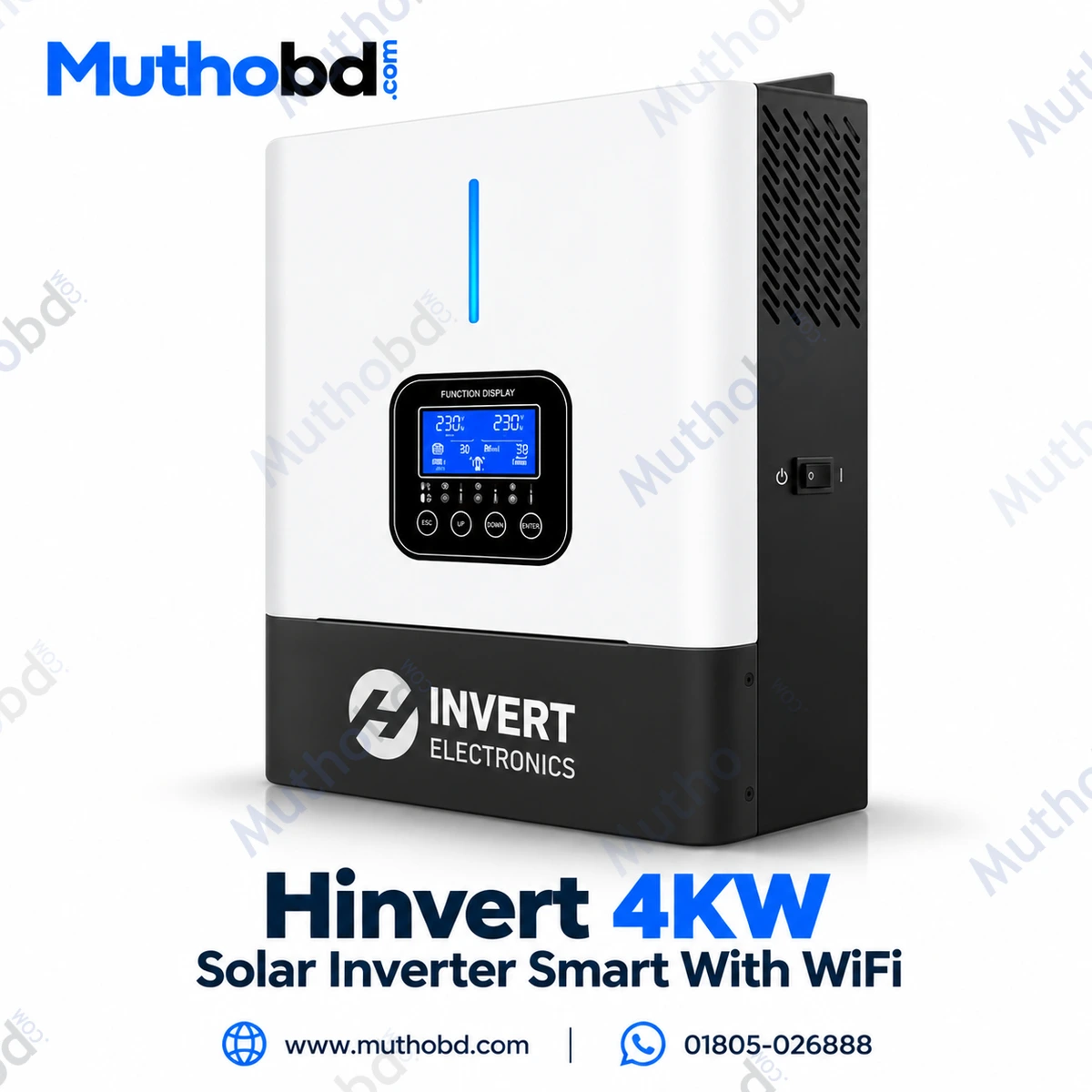 Hinvert HMK-Plus 4KW Solar Inverter with WiFi 24V MPPT