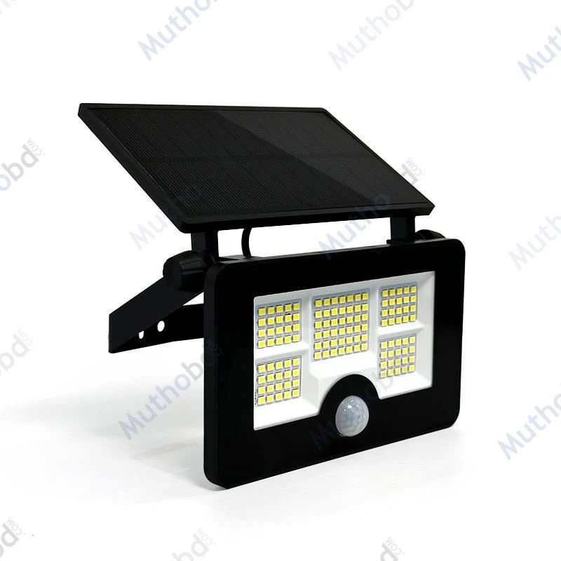 IP44 Waterproof LED Solar Wall Light with Motion Sensor 2200mAh Battery for Garden & Outdoor Security