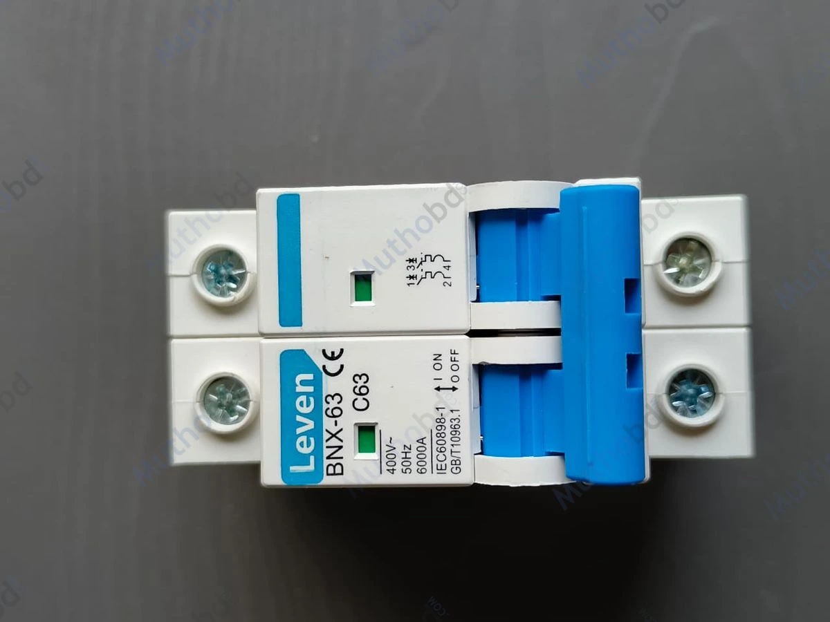 LEVEN 2 Pole AC Circuit Breaker – Double Pole MCB