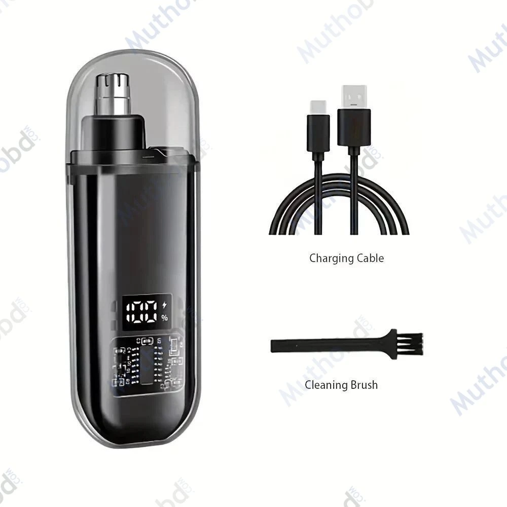 other Portable Electric Nose & Ear Hair Trimmer with Digital Display, Rechargeable — image 3