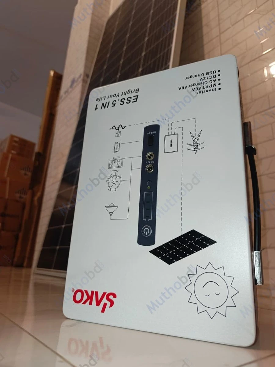 sako SAKO ESS 5 in 1    500W Portable Power Station (1004.8Wh LiFePO4 Battery, 500W Pure Sine Wave Output) — image 2