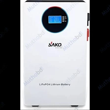 sako SAKO LFP 51.2V 327Ah 16kWh LiFePO₄ Lithium Battery for Hybrid Solar Systems