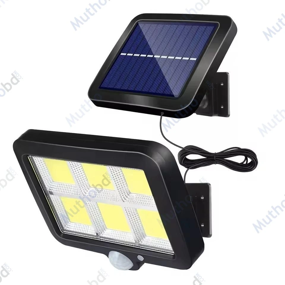 SMT-F100 COB IP65 Solar Powered Split Wall Light with Remote Control & Motion Sensor