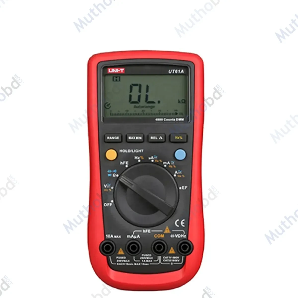 UNI-T UT61C Modern Digital Multimeter | 6000 Counts | Auto Range | Temperature Measurement | RS-232 & USB Interface | CAT IV 600V detail 2 UNI-T UT61C Modern Digital Multimeter | 6000 Counts | Auto Range | Temperature Measurement | RS-232 & USB Interface | CAT IV 600V detail 2