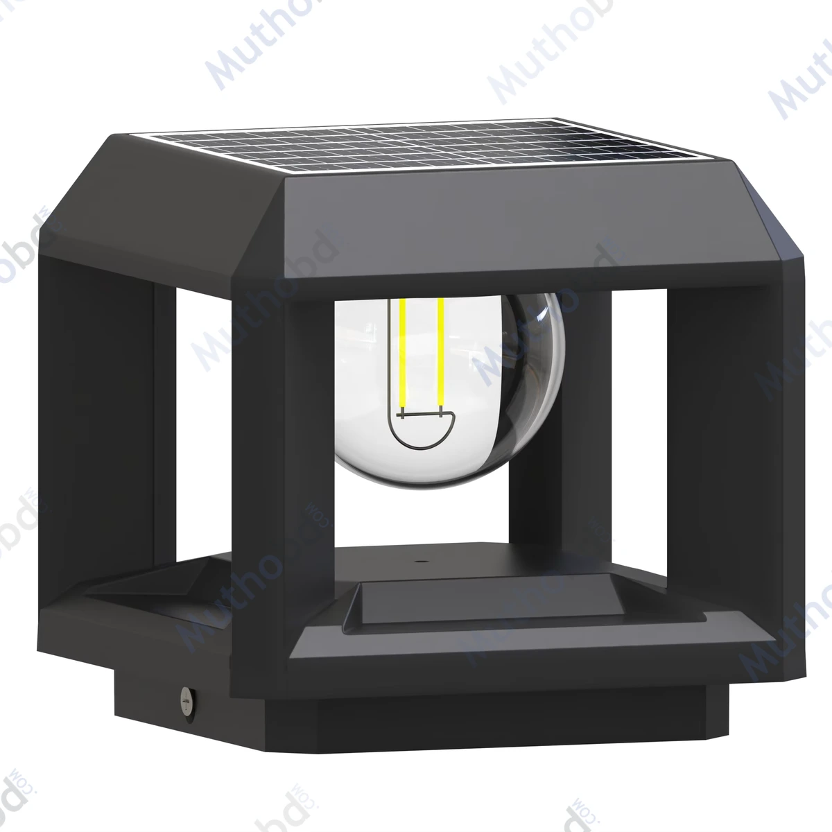 Filatec QW03-T-20W Solar LED Garden Pillar Light IP54 Waterproof Wall Mount Outdoor Lamp